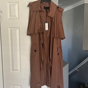 Brown Dressy Cover Up by BCBG MAXAZRIA SZ M. Brand NEW with tags.